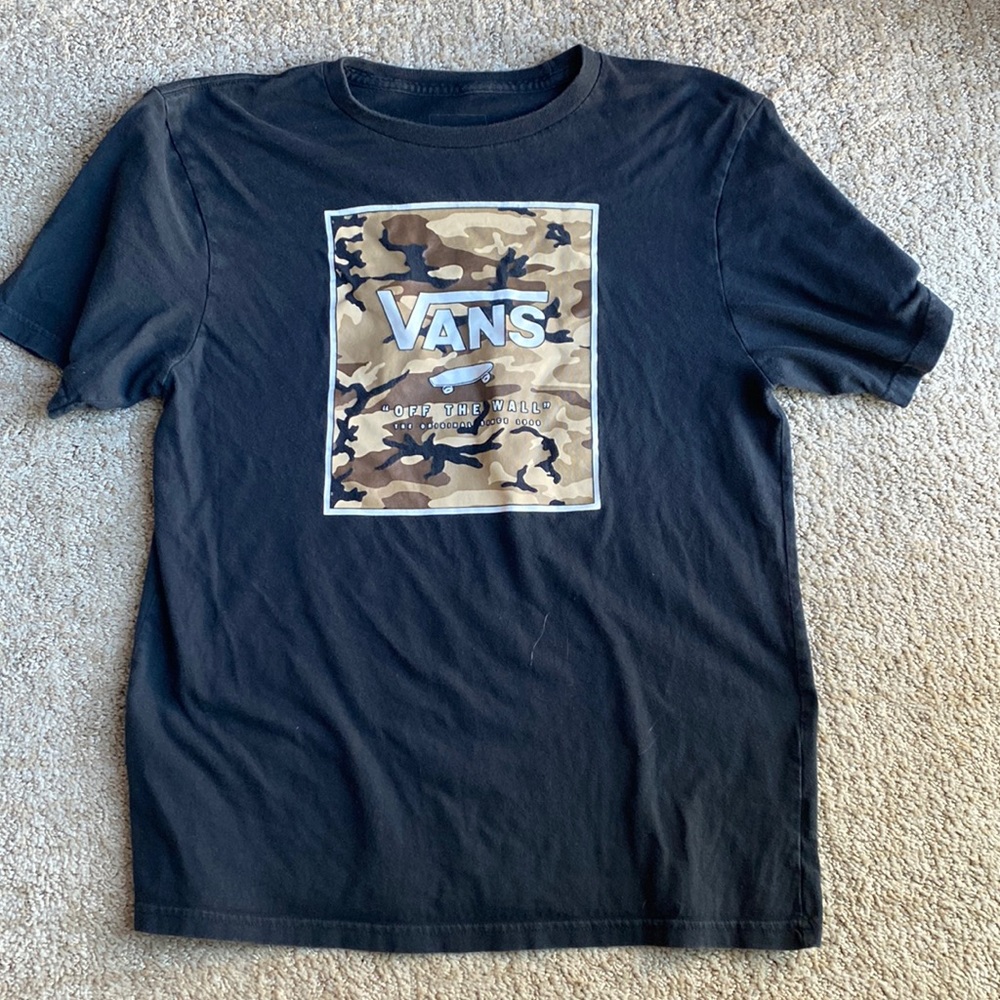 Youth Vans Black T-Shirt Size XL